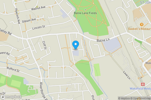 Map location for Elder Grove, WAKEFIELD, West Yorkshire, WF2 9AS