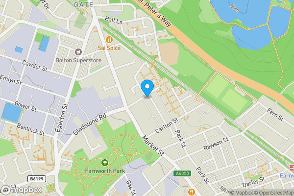 Map location for 32 Bentley Street Farnworth, Bolton, Lancashire, BL4 7PW