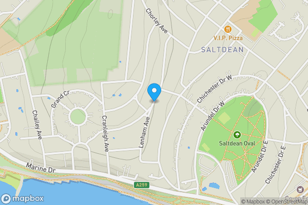 Map location for Lenham Avenue, BRIGHTON, East Sussex, BN2 8AG