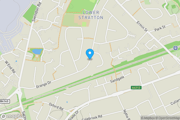 Map location for Grange Drive, Swindon, Wiltshire, SN3 4JX