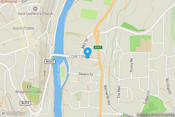 Map location for St. Johns Street, BRIDGNORTH, Shropshire, WV15 6AG