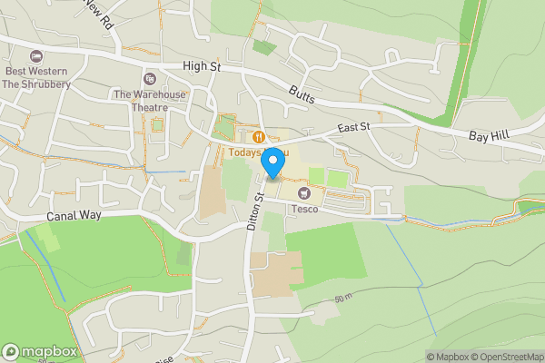 Map location for 7 Ditton Street, Ilminster, Somerset, TA19 0BQ
