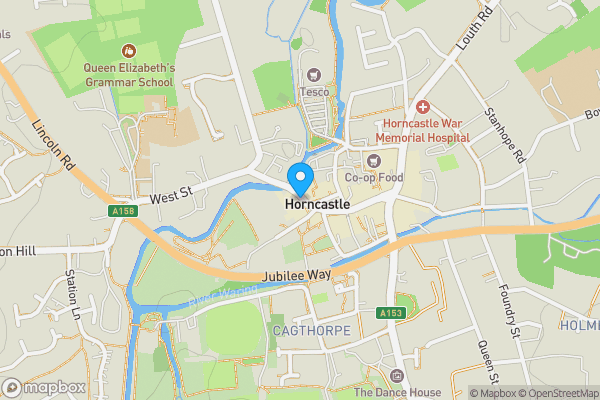 Map location for 3-5 Bridge Street, Horncastle, Lincolnshire, LN9 5HZ