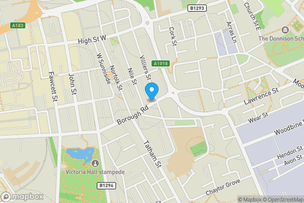 Map location for Apartment 214 Horizon House, Sunderland, Tyne and Wear, SR1 1HR