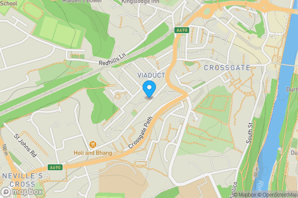 Map location for 15 The Avenue, Durham, County Durham, DH1 4ED