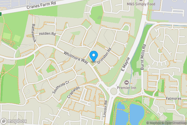 Map location for 1 Grimston Road, Basildon, Essex, SS14 3NG