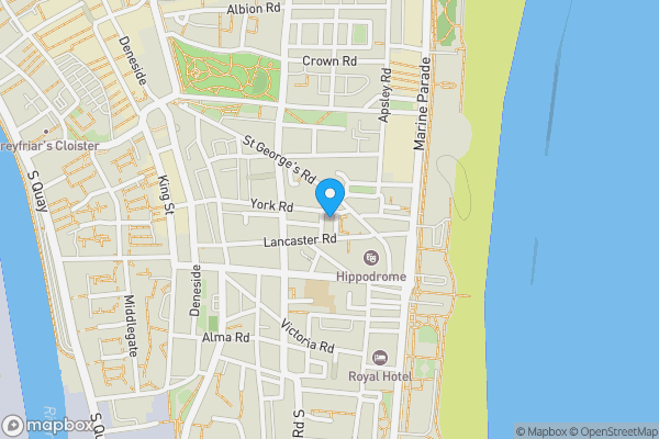 Map location for Flat 9, 4-6 St. Johns Terrace, Great Yarmouth, Norfolk, NR30 2NF