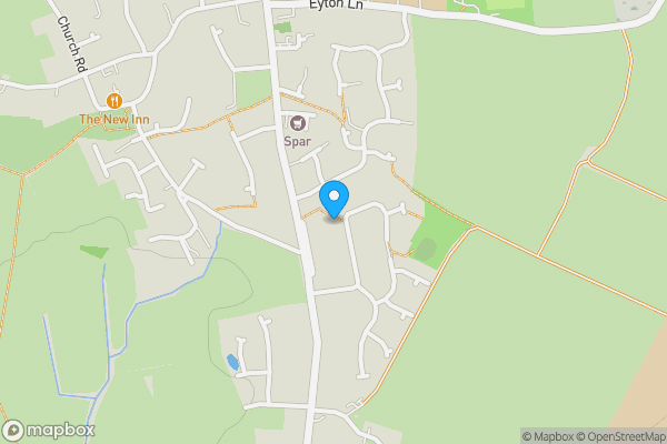 Map location for 22, The Wheatlands, Shrewsbury, SY4 2DN