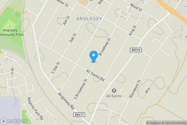 Map location for 85 Broadway Street, Burton-on-Trent, DE14 3ND