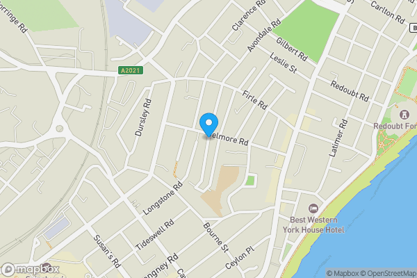 Map location for Sydney Road, EASTBOURNE, East Sussex, BN22 8BJ