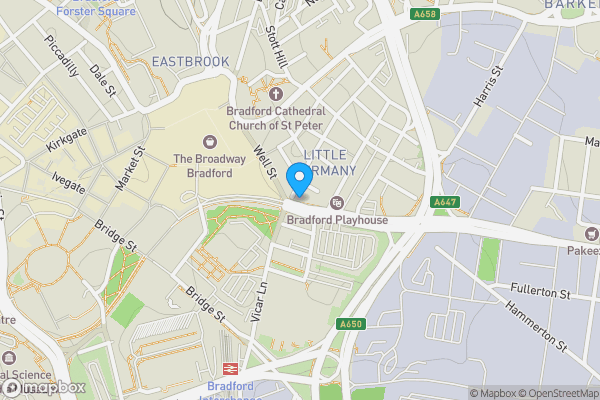 Map location for Leeds Road, BRADFORD, West Yorkshire, BD1 5AF