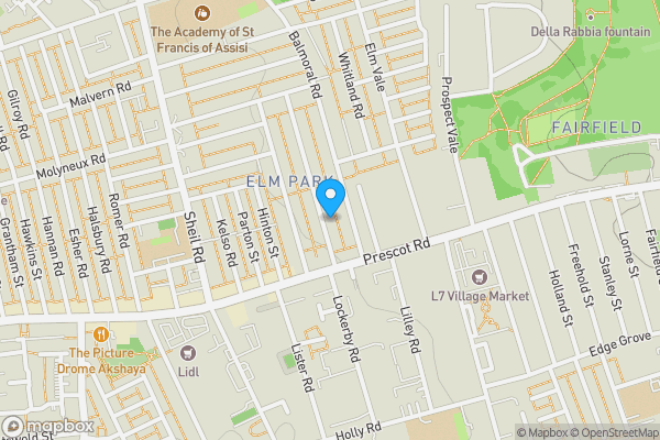 Map location for 12 Rufford Road, Liverpool, L6 3BE