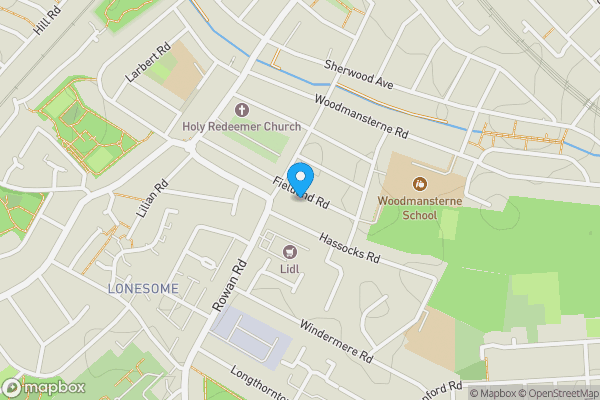 Map location for 76, Fieldend Road, Streatham, London, SW16 5SU