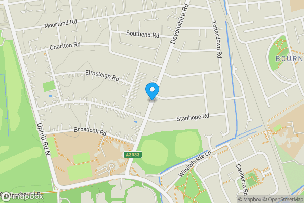 Map location for 66 & 66a, Devonshire Road, Weston-Super-Mare, BS23 4NX