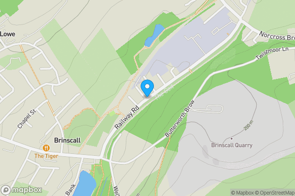 Map location for Railway Road, CHORLEY, Lancashire, PR6 8RD