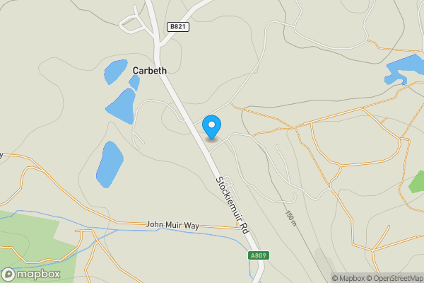 Map location for 231 Cuilts Road, Carbeth, G63 9AY