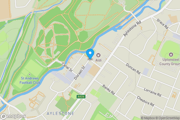 Map location for 16A & 16B Granby Road, Aylestone, Leicester, LE2 8LP