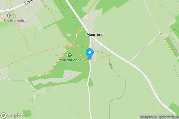 Map location for Land on the South East Side Of Moor End Common, Lane End, Frieth, Henley-on-Thames, Oxfordshire, RG9 6PS