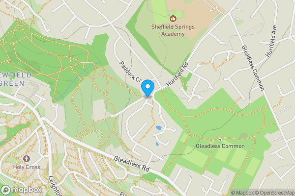 Map location for Hurlfield House, Hurlfield Road, Sheffield, South Yorkshire, S12 2SL.