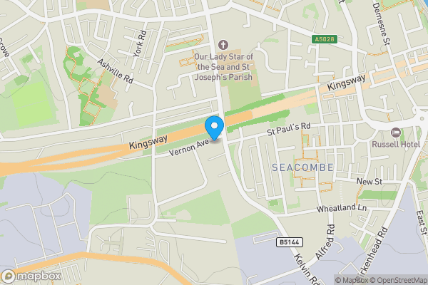 Map location for 3 Vernon Avenue, Wallasey, CH44 7ES