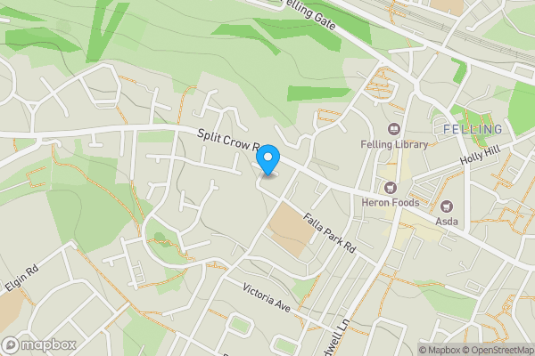 Map location for 19 Flexbury Gardens, Felling, Gateshead, Tyne And Wear, NE10 9JA