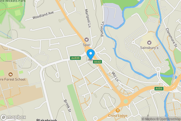 Map location for Habberley Street, KIDDERMINSTER, Worcestershire, DY11 6XS