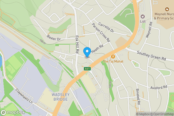 Map location for Trafalgar Road, ., S6