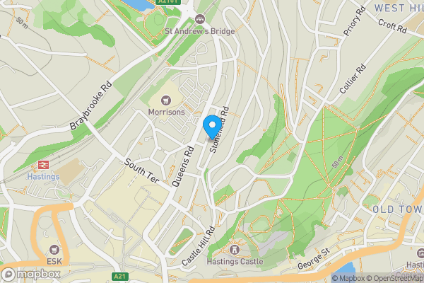 Map location for 34, Hastings, East Sussex, TN34 1QF