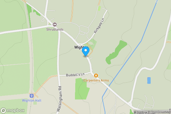 Map location for Cottage rear of , 20 High Street, Wighton, Wells-Next-The-Sea, Norfolk NR23 1AL