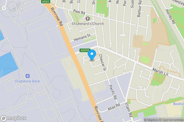 Map location for 14 Halidon Court, Bootle, L20 4UL