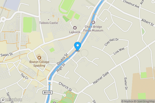 Map location for High Street, SPALDING, Lincolnshire, PE11 1TX