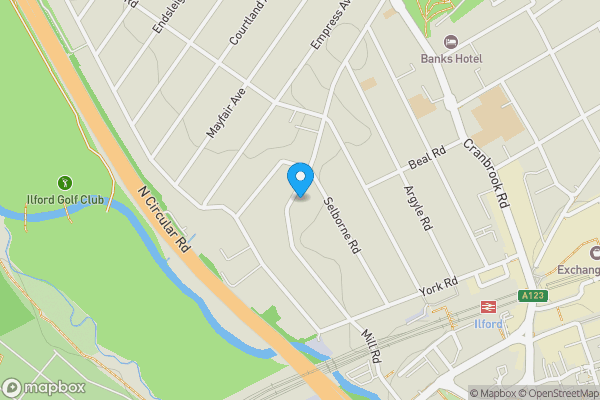Map location for 52 Northbrook Road, Ilford, Essex, IG1 3BS