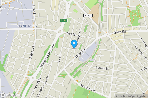 Map location for 138 Eglesfield Road, South Shields, Tyne And Wear, NE33 5PU