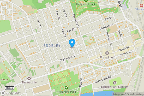 Map location for Torkington Street, Edgeley, Stockport, SK3