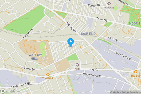 Map location for Barden Mount, LEEDS, West Yorkshire, LS12 3EF