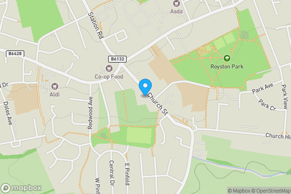 Map location for Former Working Men's Club, 52 Church Street, Royston, Barnsley, South Yorkshire, S71 4QU