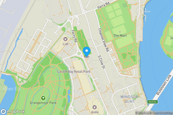 Map location for 155 Ffordd James McGhan, Cardiff, CF117JU