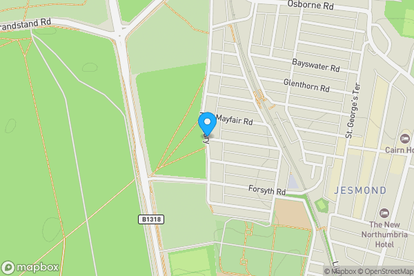Map location for Ashleigh Grove, West Jesmond, Newcastle Upon Tyne , NE2 3DL