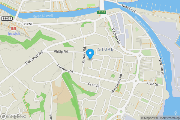 Map location for 23 Shelley Street, Ipswich, Suffolk IP2 8DT