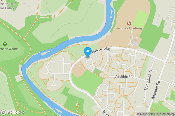 Map location for 44 Bremner Way, Kemnay, Inverurie, AB51 5FW