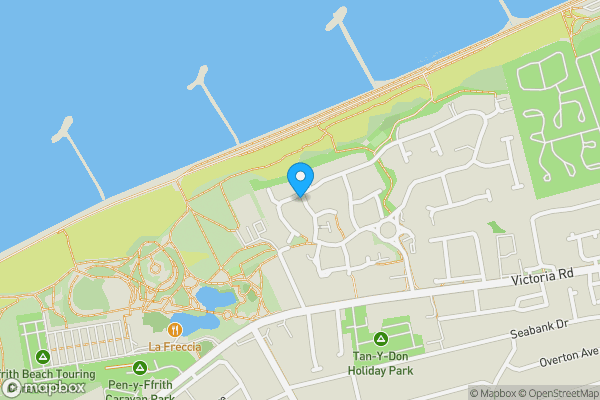 Map location for 164 Ffordd Idwal, Prestatyn, Clwyd, LL19 7US