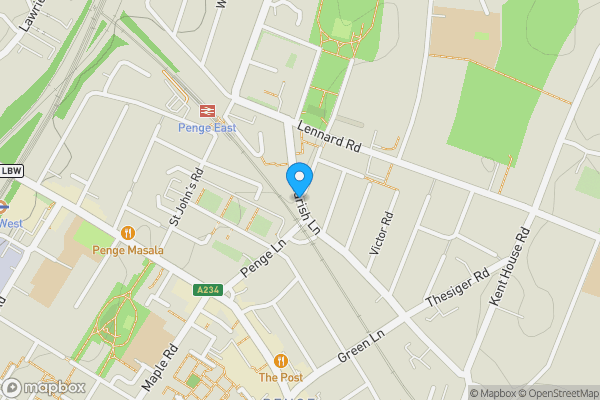 Map location for 5 & 5A Parish Lane, Bromley, SE20 7LH