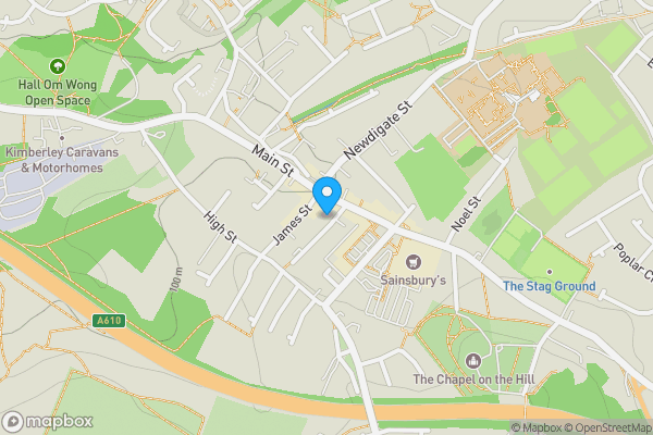 Map location for 2-4 Regent Street, Kimberley, Nottingham NG16 2LW