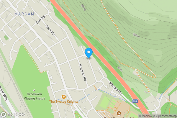 Map location for Morlais Road, PORT TALBOT, West Glamorgan, SA13 2AT