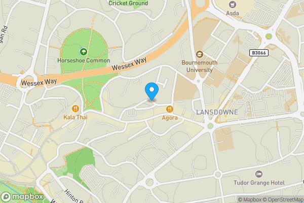 Map location for Lorne Park Road, Bournemouth, Dorset, BH1 1JL