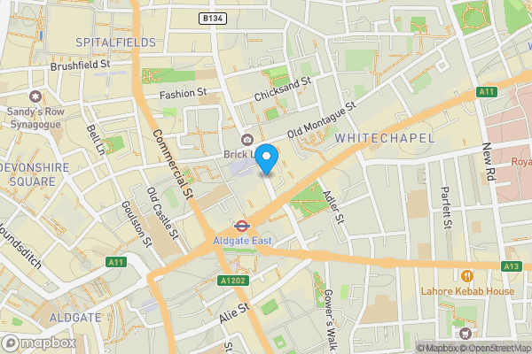 Map location for Osborn Street, London, E1 6QZ