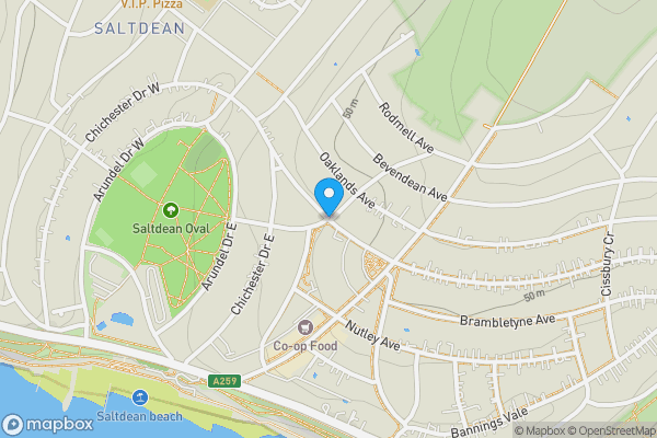 Map location for Wicklands Avenue, Brighton, East Sussex, BN2 8LN