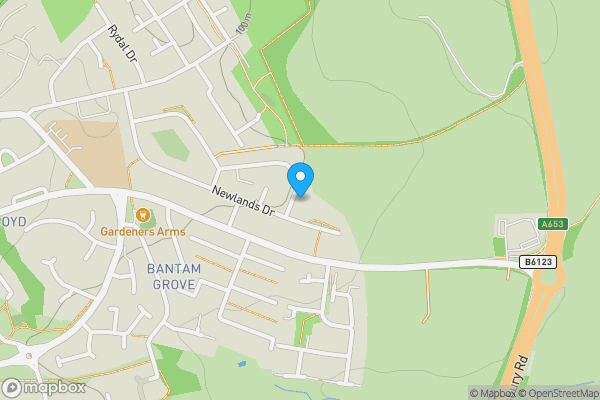 Map location for 57 Newlands Crescent Morley, Leeds, West Yorkshire, LS27 8SP