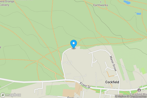 Map location for 5 York Terrace, Cockfield, Bishop Auckland, DL13 5HD