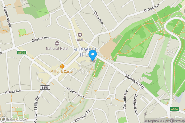 Map location for LA Fitness Hillfield Park Muswell Hill London N10 3PJ